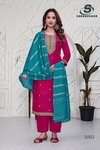 Mullbarry Vol 1 By Sankheswer Roman Silk Kurti With Bottom Dupatta Suppliers In India
